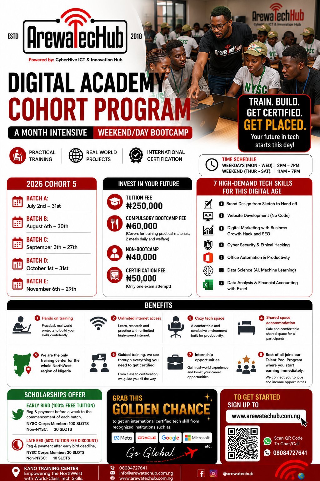 ArewaTecHub 2026 Cohort 5 Flyer